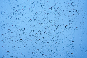 raindrop texture on window as design background