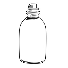 outline illustration of bottle