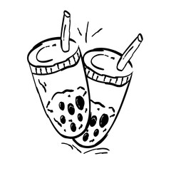 Drink beverage boba