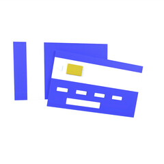 credit card 3d icon