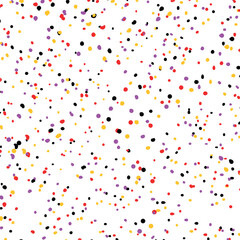 Colored confetti or screentone with dots
