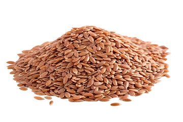 Glimpse of Flaxseed Isolated On Transparent Background
