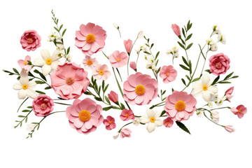 Floral Arrangement Isolated On Transparent Background