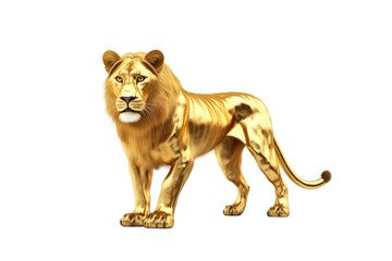 Golden Animal Isolated On Transparent Background