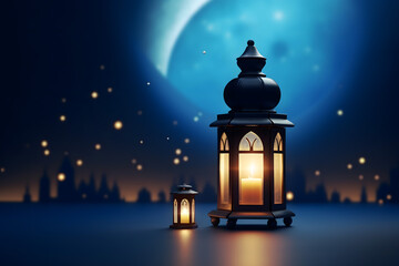 ramadan Kareem, Ramadan crescent moon, Eid Mubarak Islamic festival social media banner and Eid Mubarak Post Template, islam