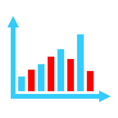 Colorful financial and marketing business charts. data financial graph and diagram. Business data graphs