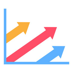 Colorful financial and marketing business charts. data financial graph and diagram. Business data graphs