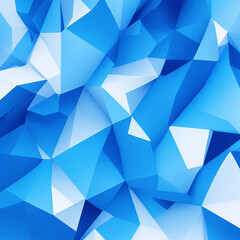 Obraz premium abstract blue triangle background