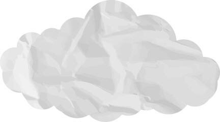 cloud paper art