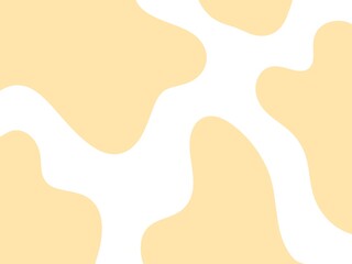 Yellow Cow Print Pattern Background Wallpaper
