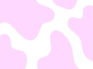 Pink Cow Print Pattern Background Wallpaper