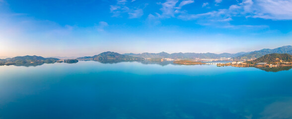 The Natural Scenery of Siming Lake in Yuyao City, Zhejiang Province, China