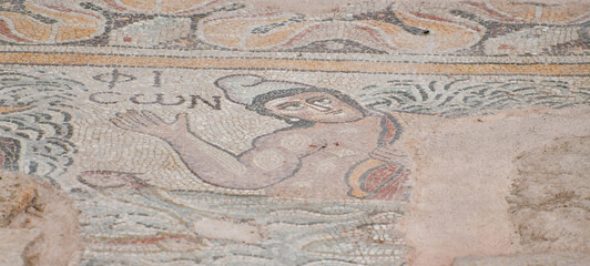 Ancient Greek Period Mosaic Stone Art
