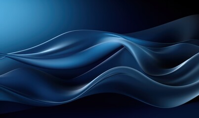 Obraz premium Abstract 3D Background with monochrome wavy flowing liquid paint