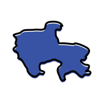 recommend clip art: Savannah Region of Ghana vector map graphic