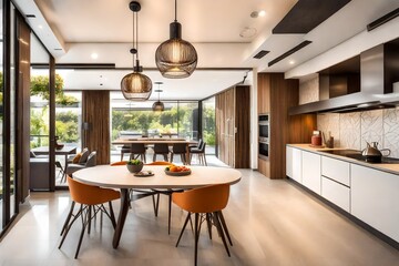 interior of kitchen