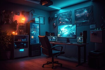 gamer's room computer chair,