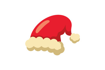 Red Santa Hat Christmas Sticker