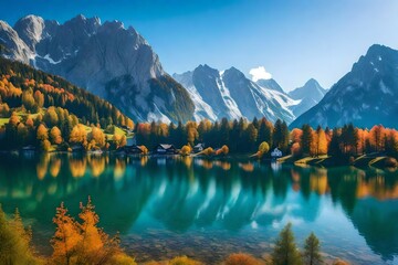 autumn in the mountains