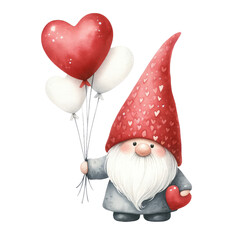 Gnomes Valentine's day Clipart, Gnomes Love, gnome Sticker, sublimate gnome, sublimation, PNG