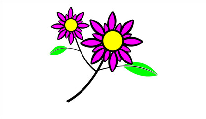 an icon depicting a flower