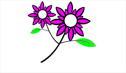 an icon depicting a flower