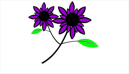 an icon depicting a flower
