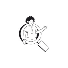 coloring vector communication poses illustration