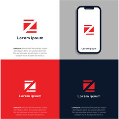 Initial z Logo Design Templates vector
