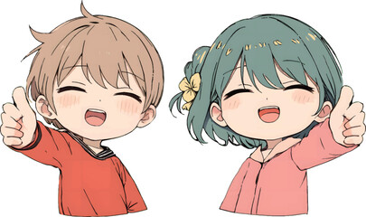 男の子と女の子