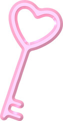 Pink key