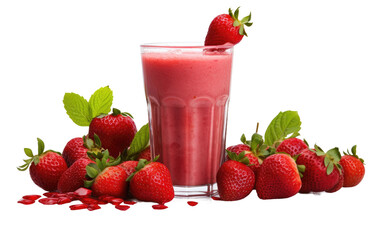 Strawberry Sip On Transparent PNG