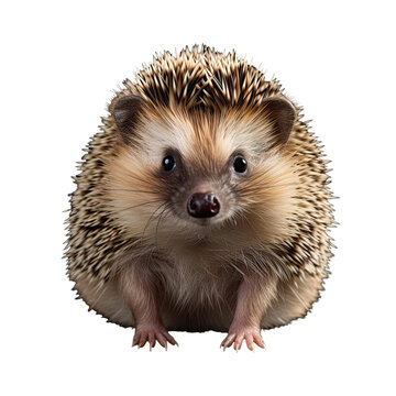  Hedgehog on transparent background