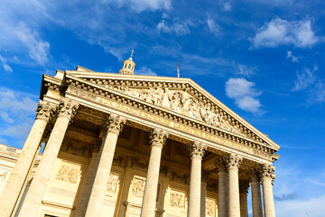 Fototapeta premium The Pantheon , in Europe, in France, in Ile de France, in Paris, in summer, on a sunny day.
