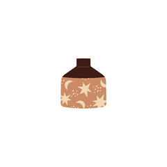 vector brown pot element vector