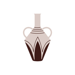 vector brown pot element vector