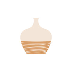 vector brown pot element vector