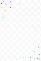 Rainbow Polka Celebration Vector Transparent