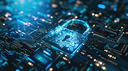Fototapeta premium Cyber security, Data Protection, Information privacy internet technology concept.
