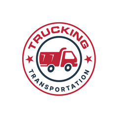 Trucking and Transportation Logo design Creative Modern Concept