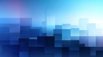 abstract blue square background - obrazy, fototapety, plakaty
