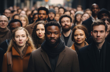 A group of people diversity