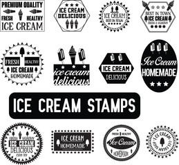 Ice cream stamps bundle