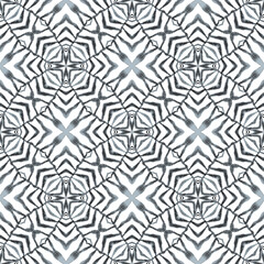 Chevron watercolor pattern. Black and white