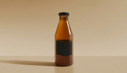 New style Bottle Blank mockup space for display your advertising or branding campaign.