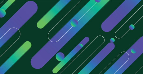 Abstract colorful minimal geometric background design