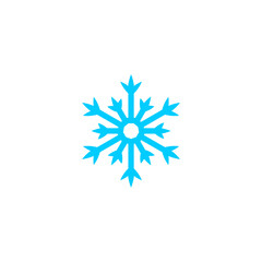 Fototapeta premium blue snowflake element set vector