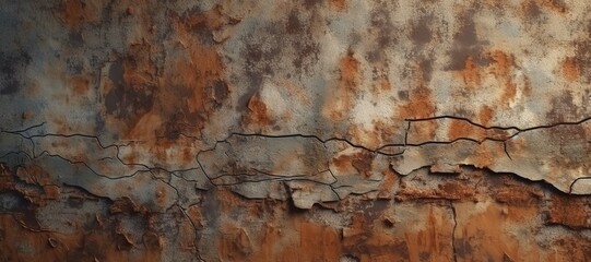 old wall are cracked and moss 3