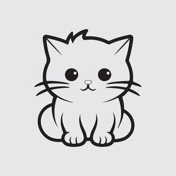Cat Image Vector, illustration of a cat
