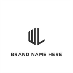 WL logo. W L design. White WL letter. WL, W L letter logo design. Initial letter WL linked circle uppercase monogram logo. W L letter logo vector design.	